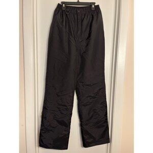 Rawik Black Snow Pants Insulated Waterproof Elastic Waist Adjustable Size S